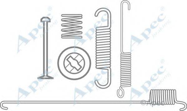 APEC BRAKING KIT2043 Комплектуючі, гальмівна колодка