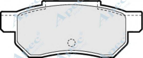 APEC BRAKING PAD587 Комплект гальмівних колодок, дискове гальмо