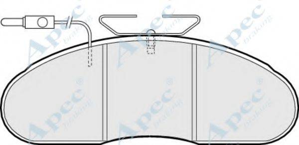 APEC BRAKING PAD677