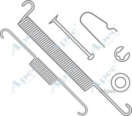 APEC BRAKING KIT728 Комплектуючі, гальмівна колодка