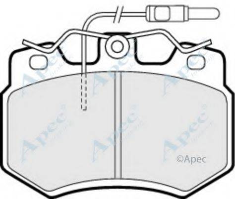 APEC BRAKING PAD473 Комплект гальмівних колодок, дискове гальмо