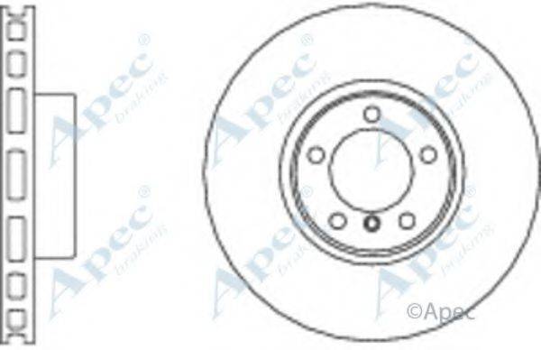 APEC BRAKING DSK2536 гальмівний диск