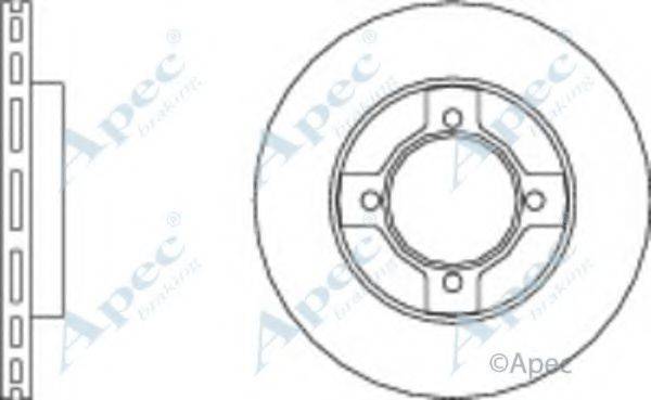 APEC BRAKING DSK258 гальмівний диск