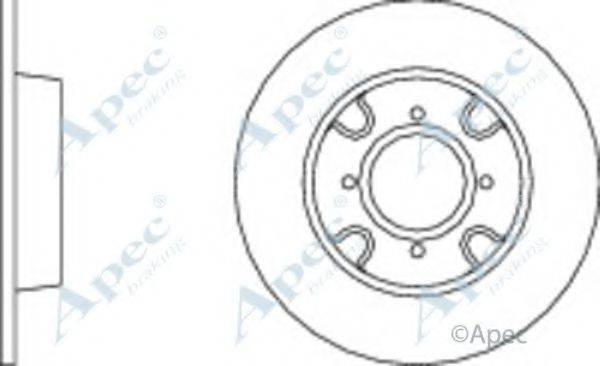 APEC BRAKING DSK259 гальмівний диск