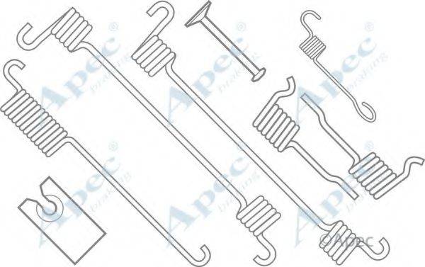 APEC BRAKING KIT797 Комплектуючі, гальмівна колодка