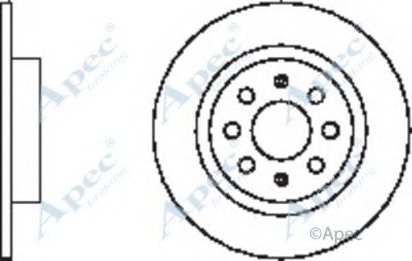 APEC BRAKING DSK2395 гальмівний диск