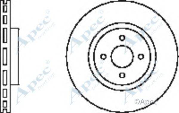 APEC BRAKING DSK2397 гальмівний диск