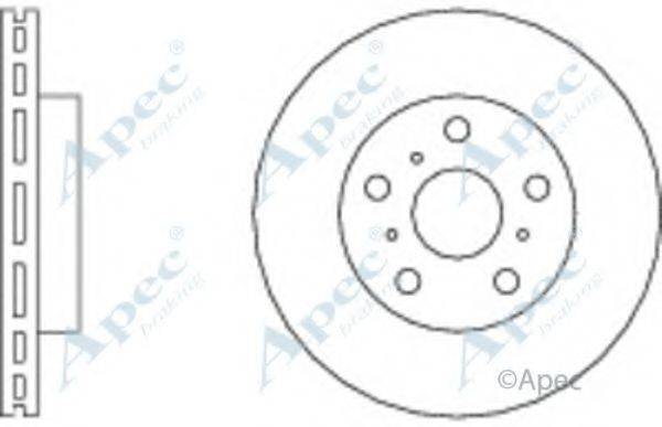 APEC BRAKING DSK154 гальмівний диск