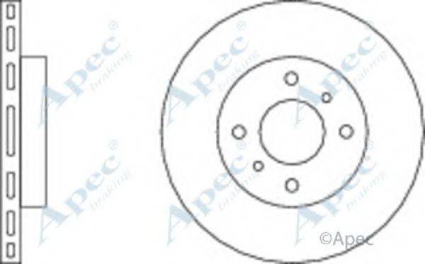 APEC BRAKING DSK2039 гальмівний диск