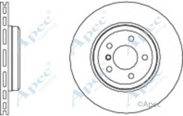 APEC BRAKING DSK2607 гальмівний диск