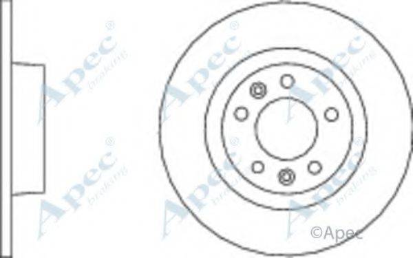 APEC BRAKING DSK2612 гальмівний диск