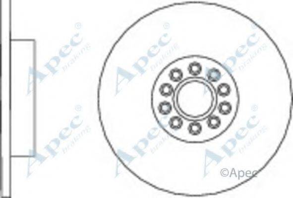 APEC BRAKING DSK2953 гальмівний диск