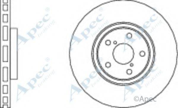 APEC BRAKING DSK309 гальмівний диск