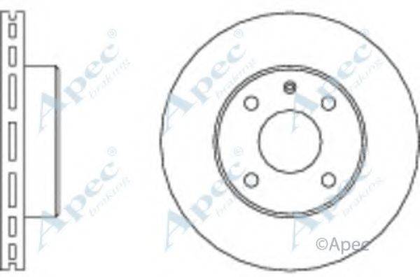 APEC BRAKING DSK525 гальмівний диск