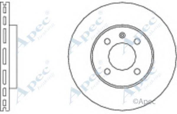 APEC BRAKING DSK568 гальмівний диск