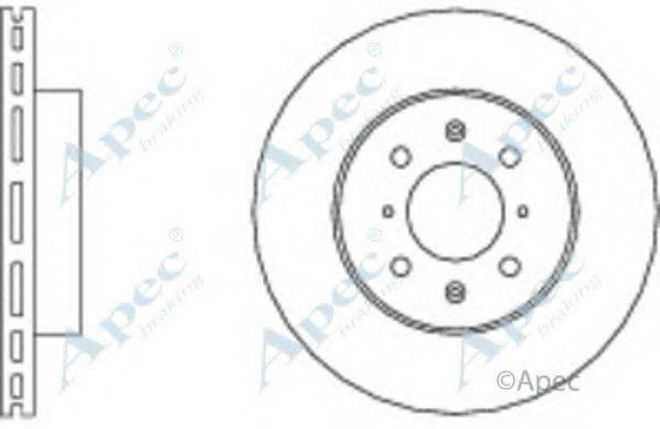 APEC BRAKING DSK585 гальмівний диск