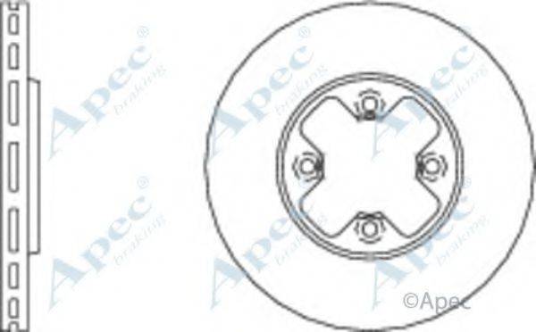 APEC BRAKING DSK745 гальмівний диск