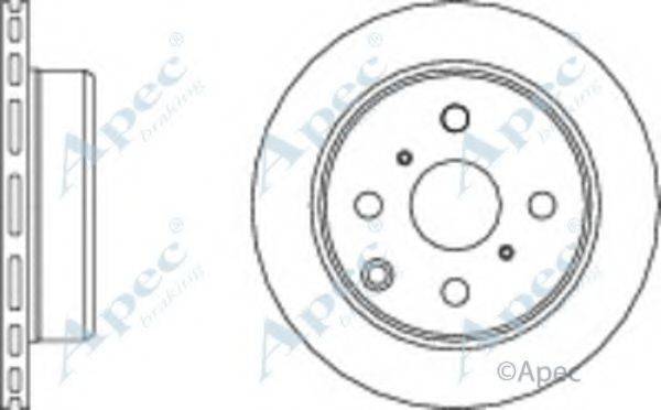 APEC BRAKING DSK762 гальмівний диск