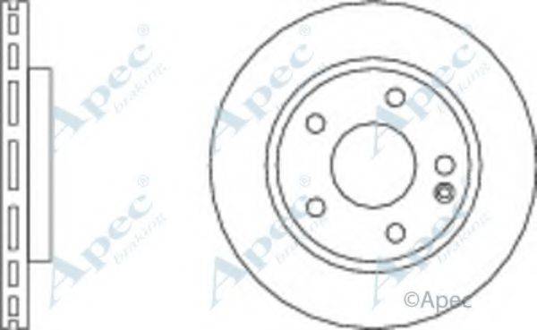 APEC BRAKING DSK813 гальмівний диск