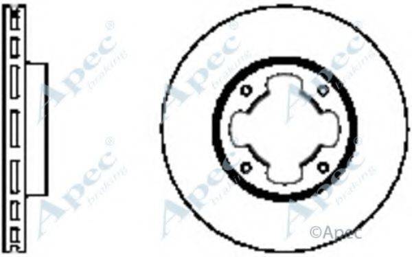 APEC BRAKING DSK267 гальмівний диск