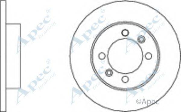 APEC BRAKING DSK279 гальмівний диск