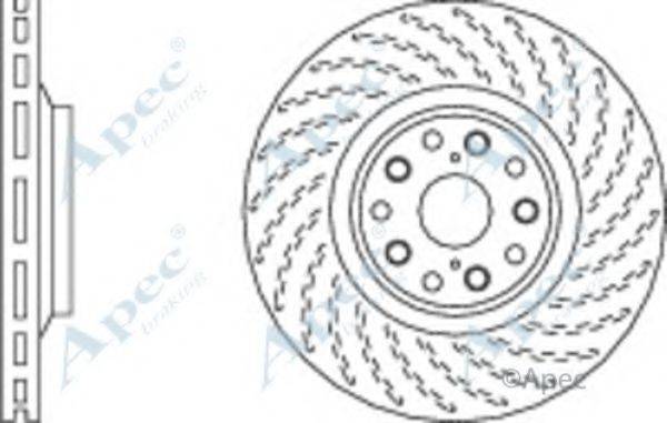 APEC BRAKING DSK2828 гальмівний диск