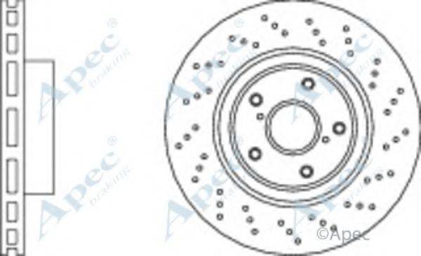 APEC BRAKING DSK2961 гальмівний диск