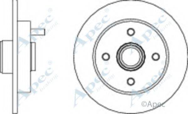 APEC BRAKING DSK319 гальмівний диск