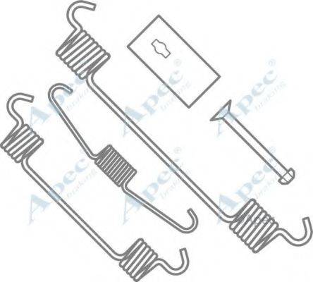 APEC BRAKING KIT994 Комплектуючі, гальмівна колодка