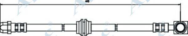 APEC BRAKING HOS3191 Гальмівний шланг