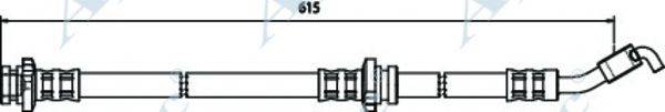 APEC BRAKING HOS3517 Гальмівний шланг