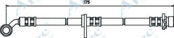 APEC BRAKING HOS3671 Гальмівний шланг