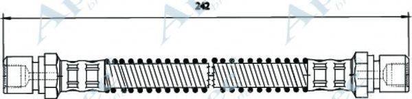APEC BRAKING HOS3814 Гальмівний шланг