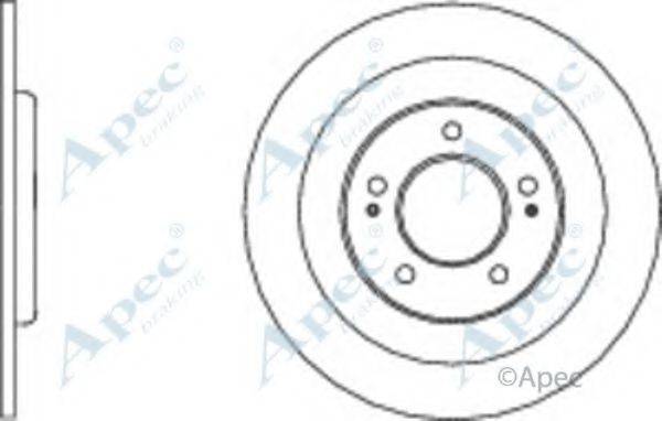 APEC BRAKING DSK3018 гальмівний диск