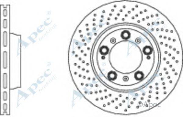 APEC BRAKING DSK3110 гальмівний диск