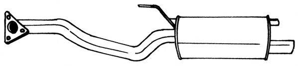 SIGAM 23632 Глушник вихлопних газів кінцевий