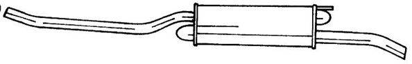 SIGAM 45612 Глушник вихлопних газів кінцевий