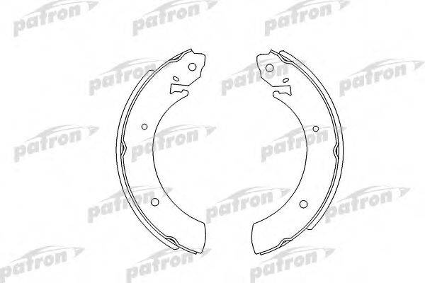 PATRON PSP361 Комплект гальмівних колодок