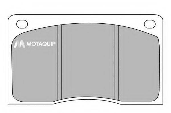 MOTAQUIP LVXL337 Комплект гальмівних колодок, дискове гальмо