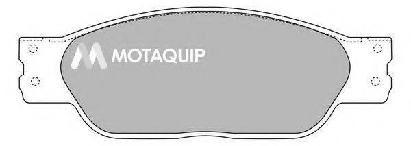 MOTAQUIP LVXL1316 Комплект гальмівних колодок, дискове гальмо