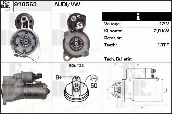 EDR 910563 Стартер