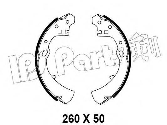 IPS PARTS IBL4137 Гальмівні колодки