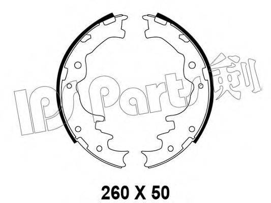 IPS PARTS IBL4393 Гальмівні колодки