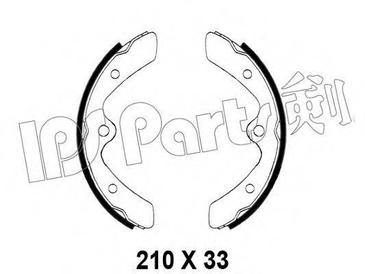 IPS PARTS IBL4800 Гальмівні колодки