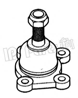 IPS PARTS IJU10228 несучий / напрямний шарнір