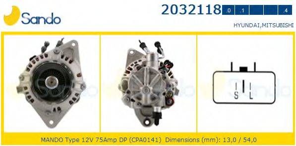 SANDO 20321184 Генератор