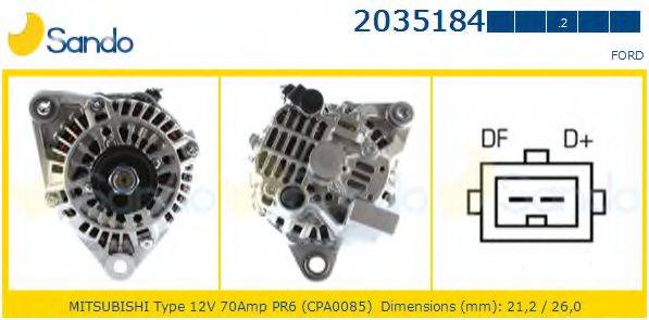 SANDO 20351842 Генератор