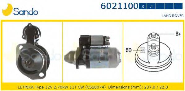 SANDO 60211000 Стартер