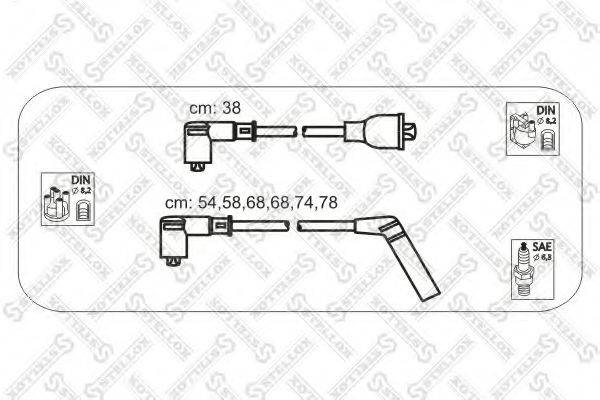 STELLOX 1038492SX Комплект дротів запалювання