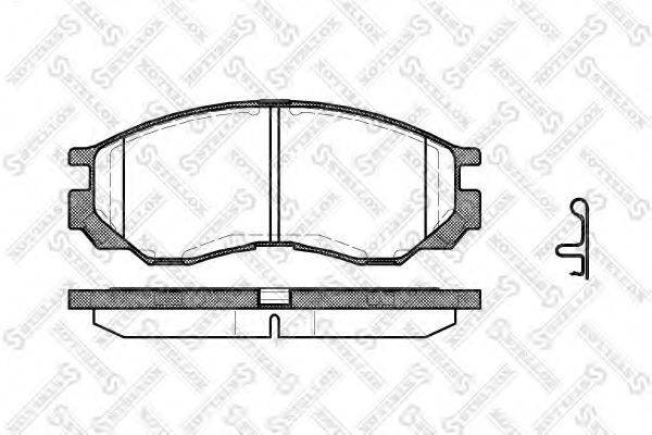 STELLOX 594000SX Комплект гальмівних колодок, дискове гальмо